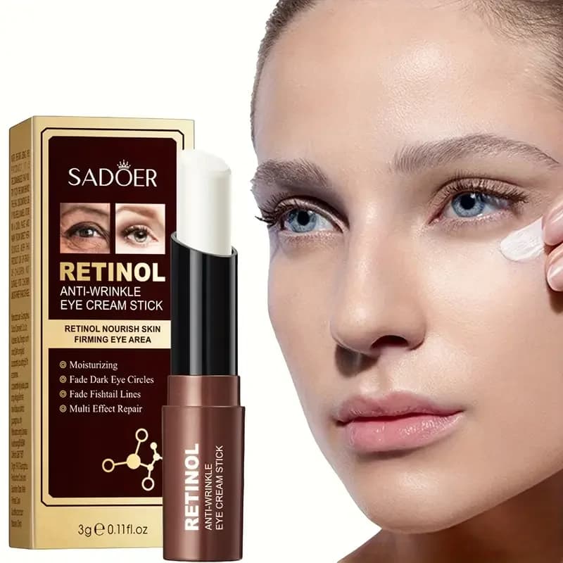 Bâton de crème pour les yeux au rétinol, élimine les cernes sous les yeux, hydratant, raffermissant, éclaircit les yeux, produits de soins pour la peau