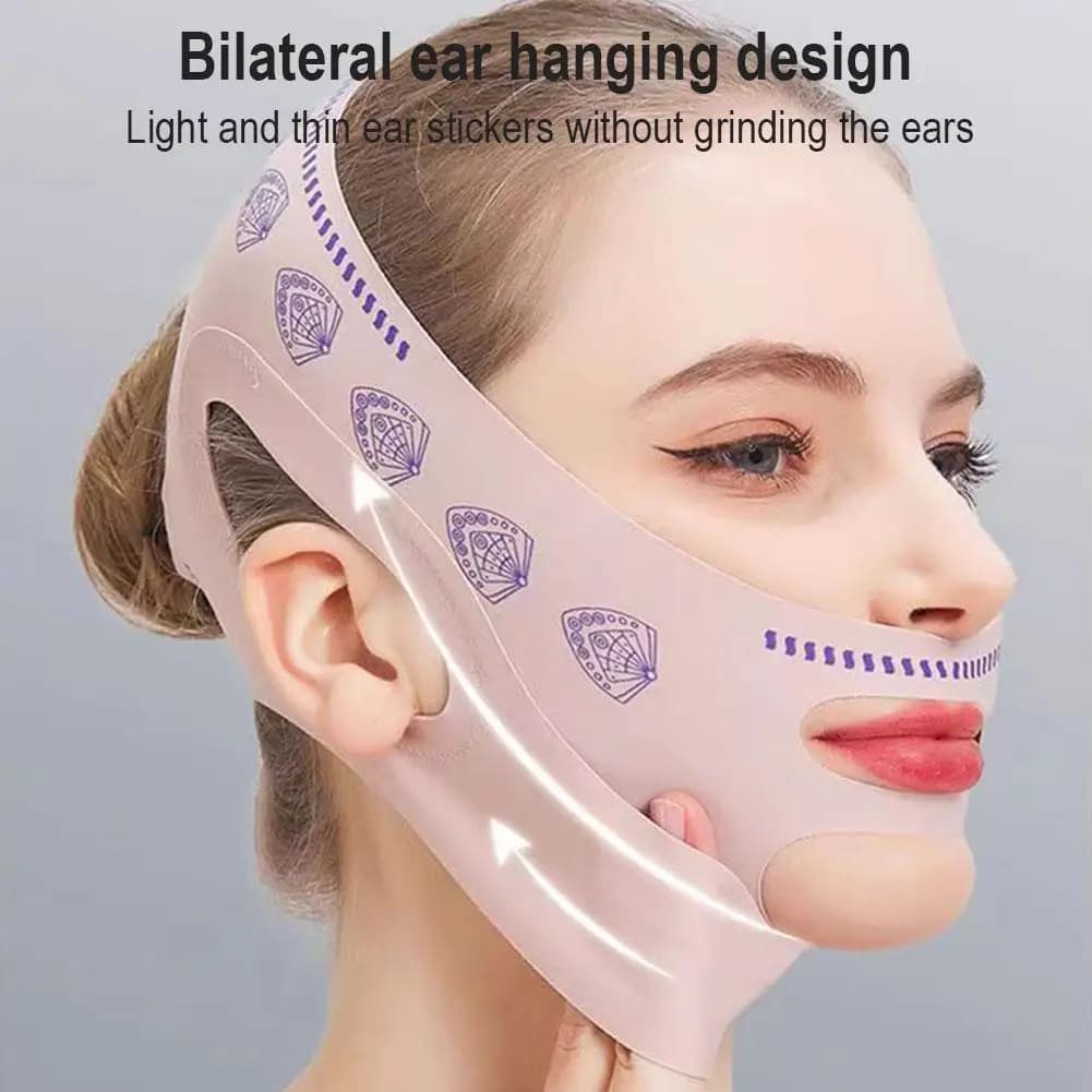 Bandage amincissant pour le visage à double pont