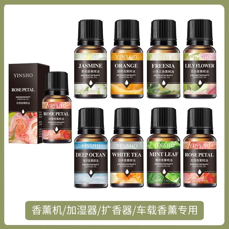 Huile essentielle de voiture 10ml, pour diffuseur d'arôme, humidificateur d'air, soluble dans l'eau, lavande, vanille, désodorisants de voiture, recharge de parfum