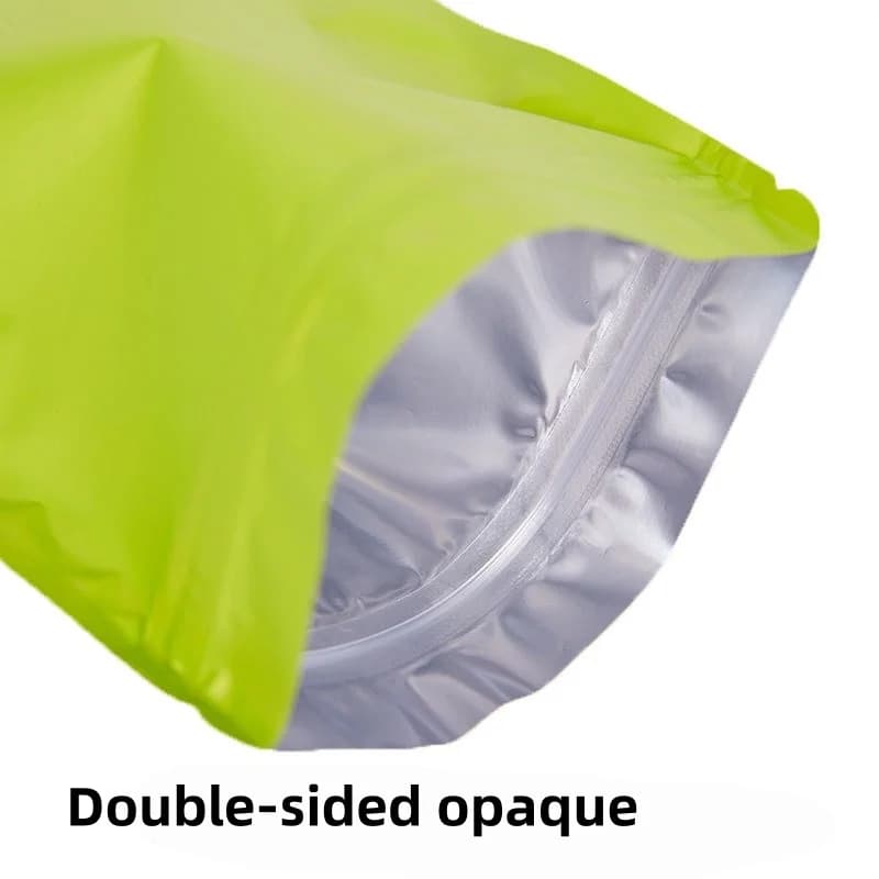 【Logo personnalisé】 100 pièces sac auto-scellant d'emballage de couleur personnalisé, sac de stockage d'échantillons cosmétiques de bijoux de collation usine en gros