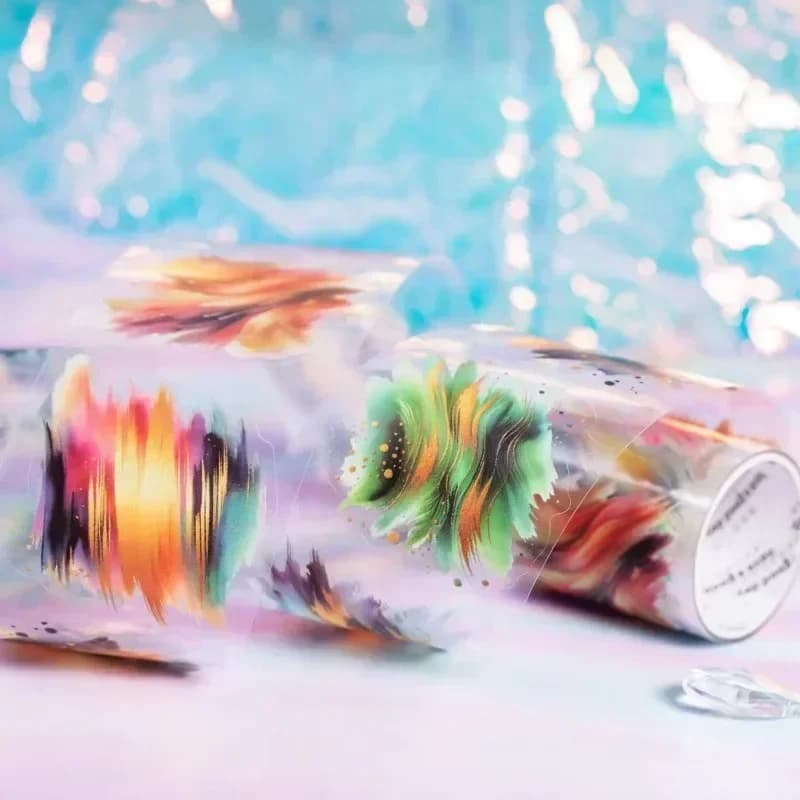 Rouleau de ruban adhésif coloré en l'horloge pour scrapbooking