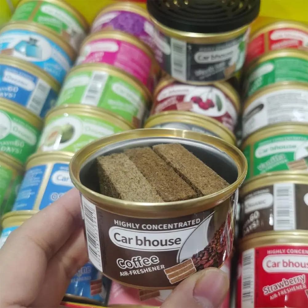 Désodorisants de voiture, parfum, blocs de bois en conserve, saveur de café, longue durée, aromathérapie automobile, fournitures de dépistolet ant de voiture