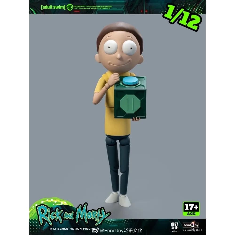 Figurine articulée Rick et Morty Saison 3 de Fondjoy, 30 points d'articulation, poupée mobile, modèle officiel de collection
