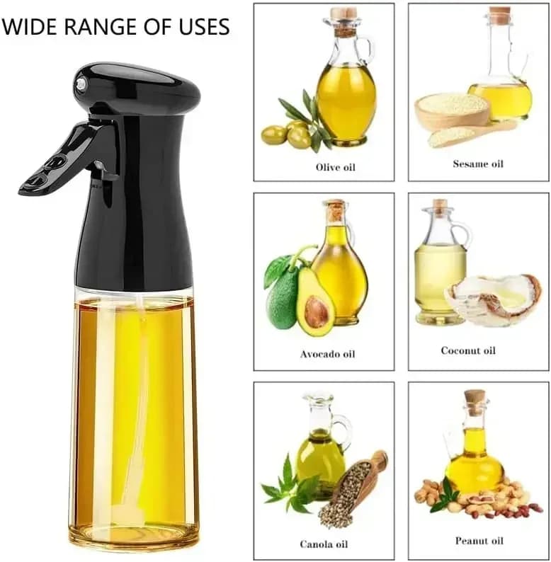 Pulvérisateur d'huile d'olive 200/300/500ml, bouteille de pulvérisation d'huile de cuisson pour barbecue, pulvérisateur d'huile d'olive, bouteilles de pulvérisation d'huile de vinaigre