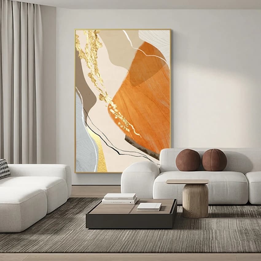 Peinture à l'huile sur toile faite à la main