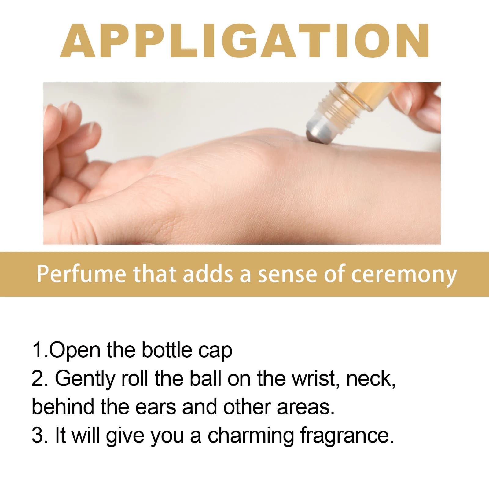 EUQEE 10ml huile parfumée à rouleau pour femmes-noix de coco vanille gomme à bulles cristal brillant bombe minuit Rose ange huiles aromatiques