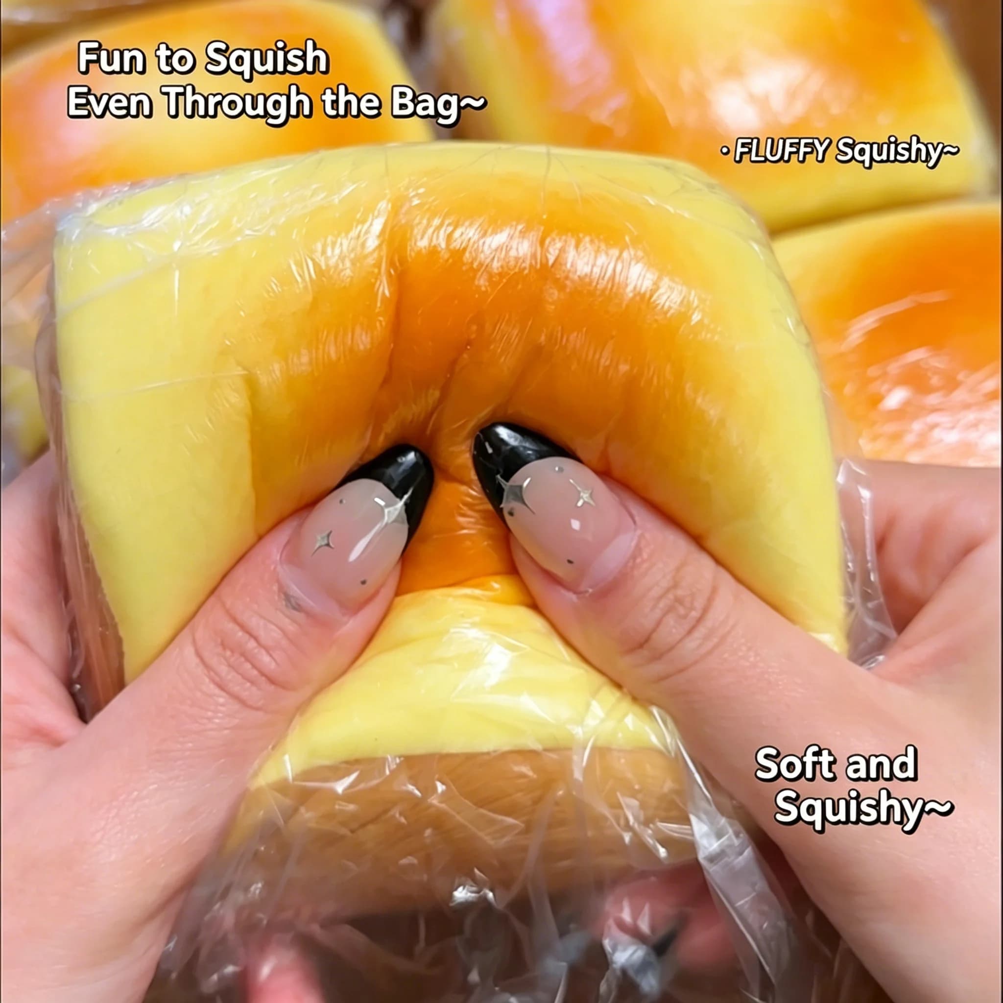 Jouet Squishy en PU en forme de Pain au Fromage Grille-Pain Épais, à Remontée Lente et Moelleux, Anti-Stress, ASMR, Décompression, Ornement de Bureau et de Farce