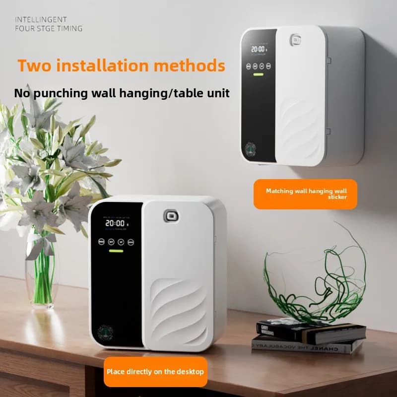 Diffuseur d'arômes intelligent de 500 ml - Bluetooth, spray automatique, couverture de 1000 m3 et élimination des odeurs pour la maison/commerciale (hôtel/barre/Spa)