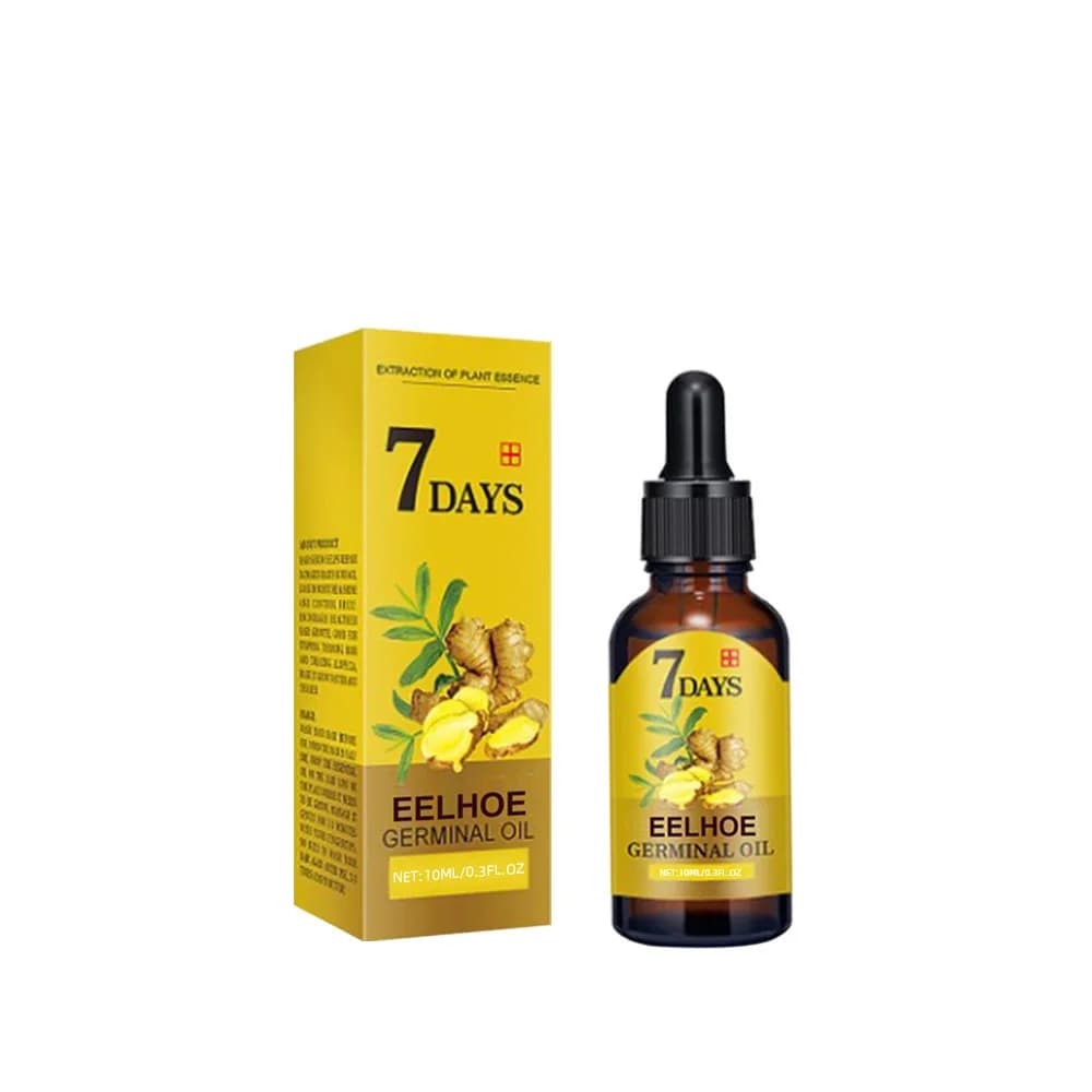 EELHOE – huile de croissance des cheveux au gingembre, Essentail naturel, traitement Anti-perte de cheveux, Solution nutritive hydratante pour la croissance des cheveux, produits de soins