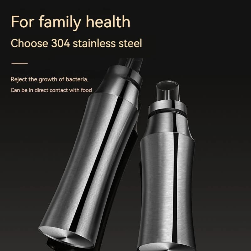 Bocal à huile domestique en acier inoxydable 304, étanche avec couvercle, bidon d'huile de grande capacité, carafe de stockage de cuisine, bouteille de carburant