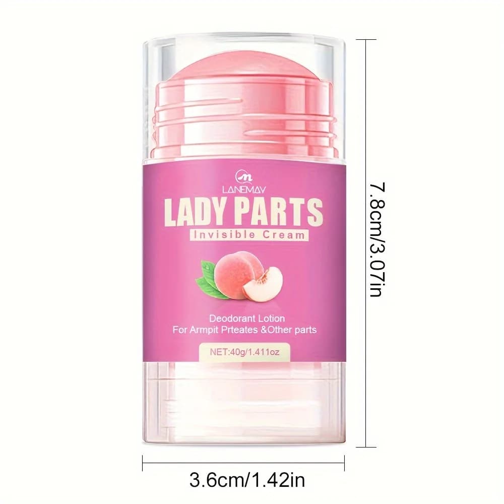 Baume déodorant de protection contre les odeurs longue durée de 72 heures, non gras, formule anti-friction, fraîcheur toute la journée pour les aisselles, les pieds et le corps