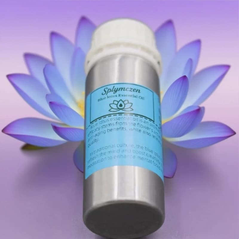 Huile de lotus bleu biologique de qualité supérieure - Grade premium pour les soins de la peau