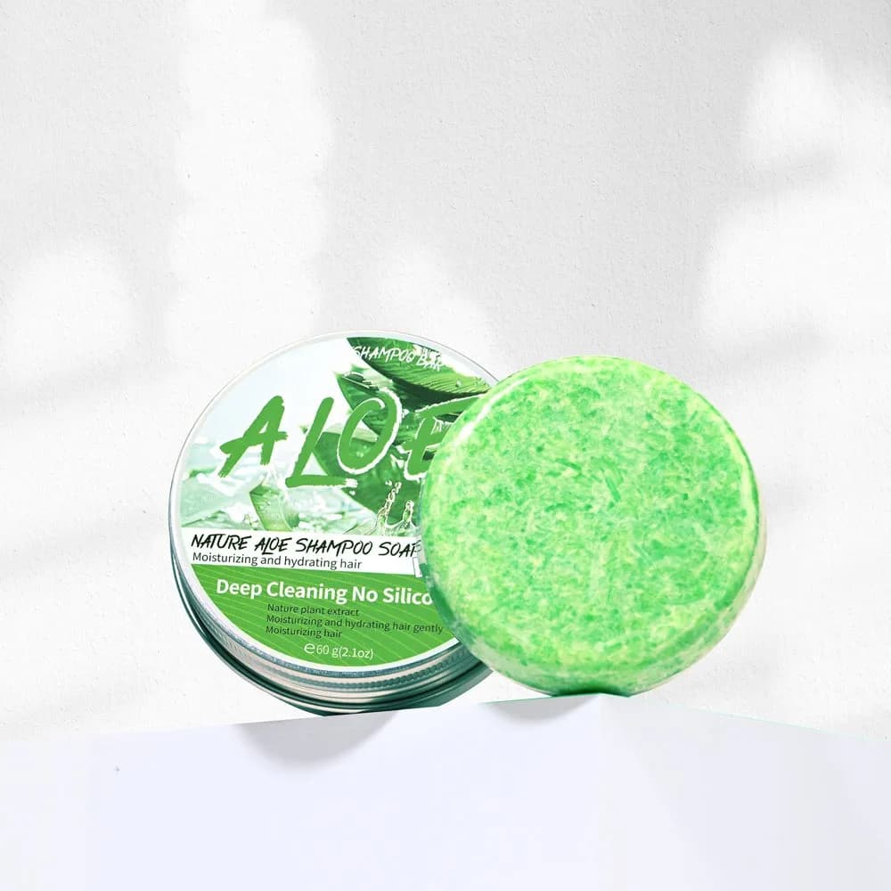 Barre de shampoing à l'aloe vera biologique