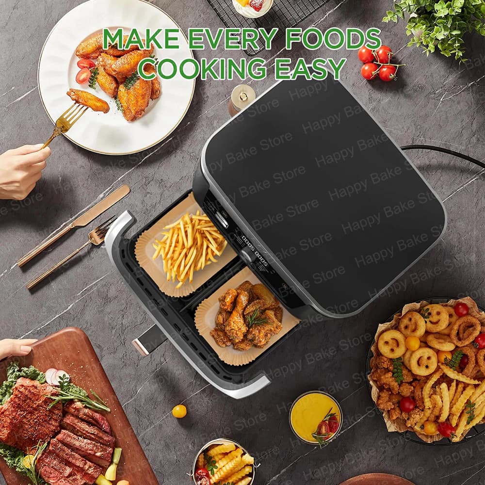 Papier de cuisson jetable pour friteuse à air Ninja Foodi Flex
