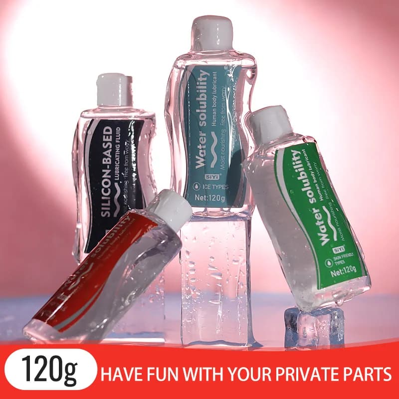 Lubrifiant sexuel à base d'eau 120ml pur naturel adulte