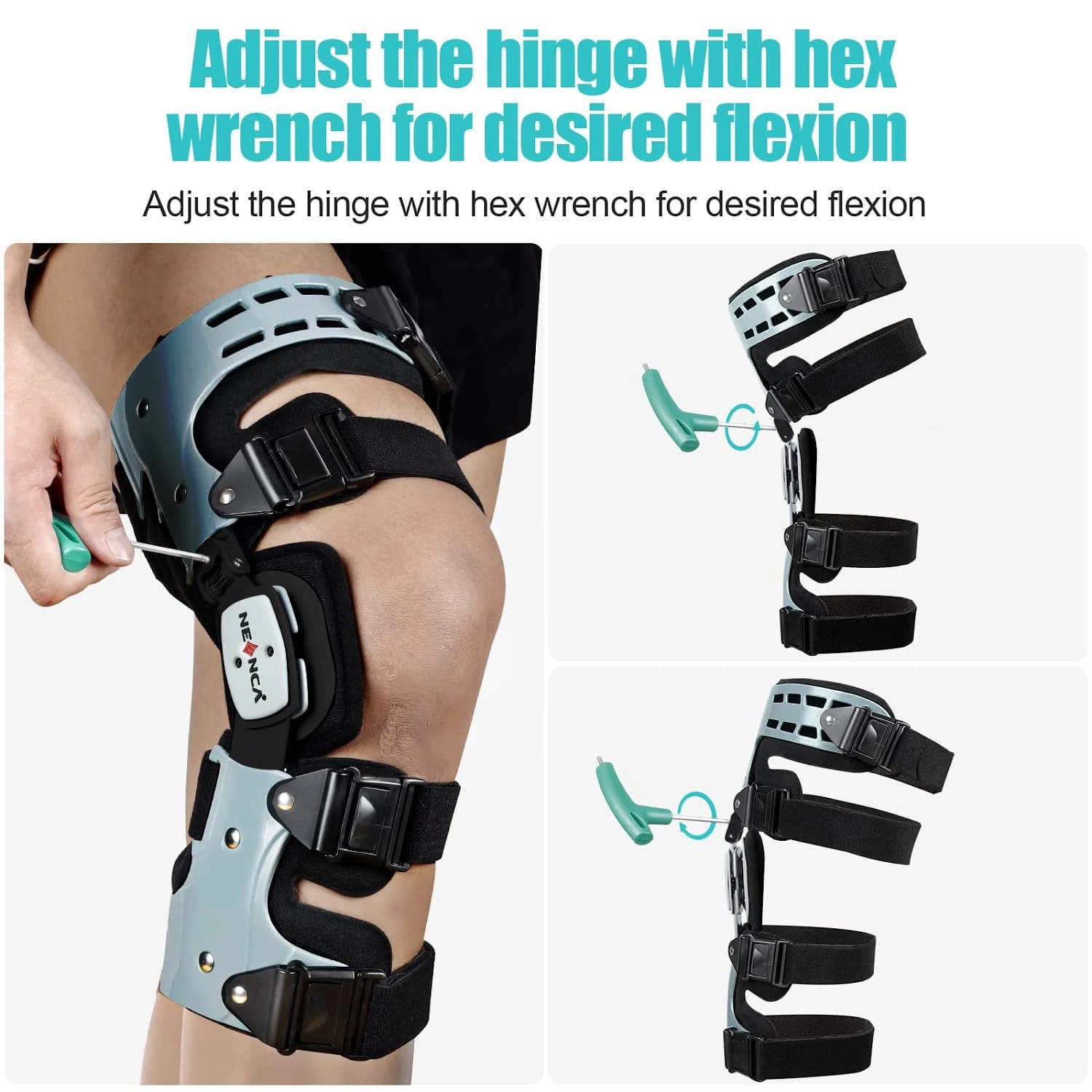 NEENCA OA Unloader genouillère soutien pour la douleur de l'arthrite arthrose défaut de Cartilage réparation nécrose avasculaire