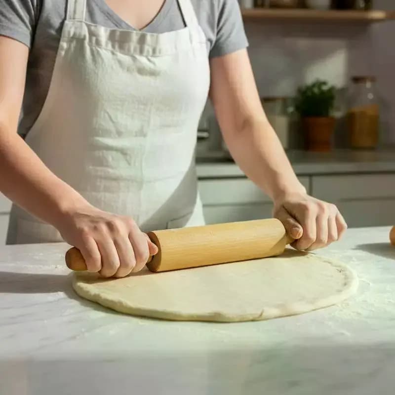 Rouleau à pâtisserie et à pizza en bois, ustensile de cuisine pour la pâtisserie, rouleau à tarte