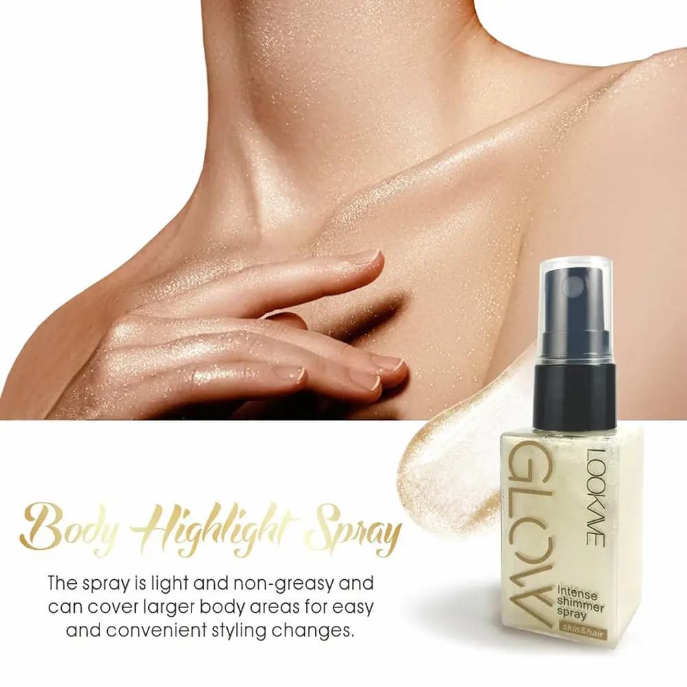 Spray d'huile scintillante