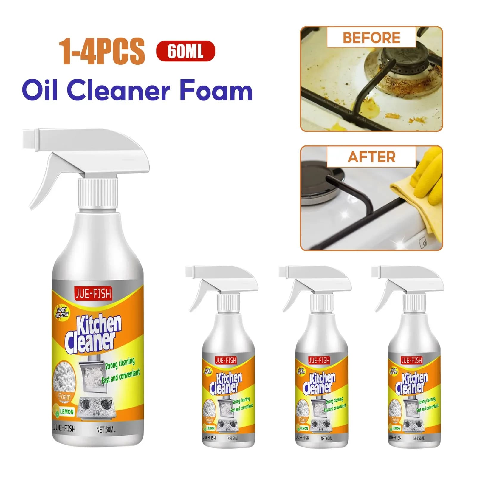 Nettoyant à l'huile, dissolvant de pulvérisation de bulles, mousse de graisse, multi-usages, nettoyage de l'huile de saleté, grilles de cuisine, lavage de mousse, ustensiles de cuisine, dégraissant