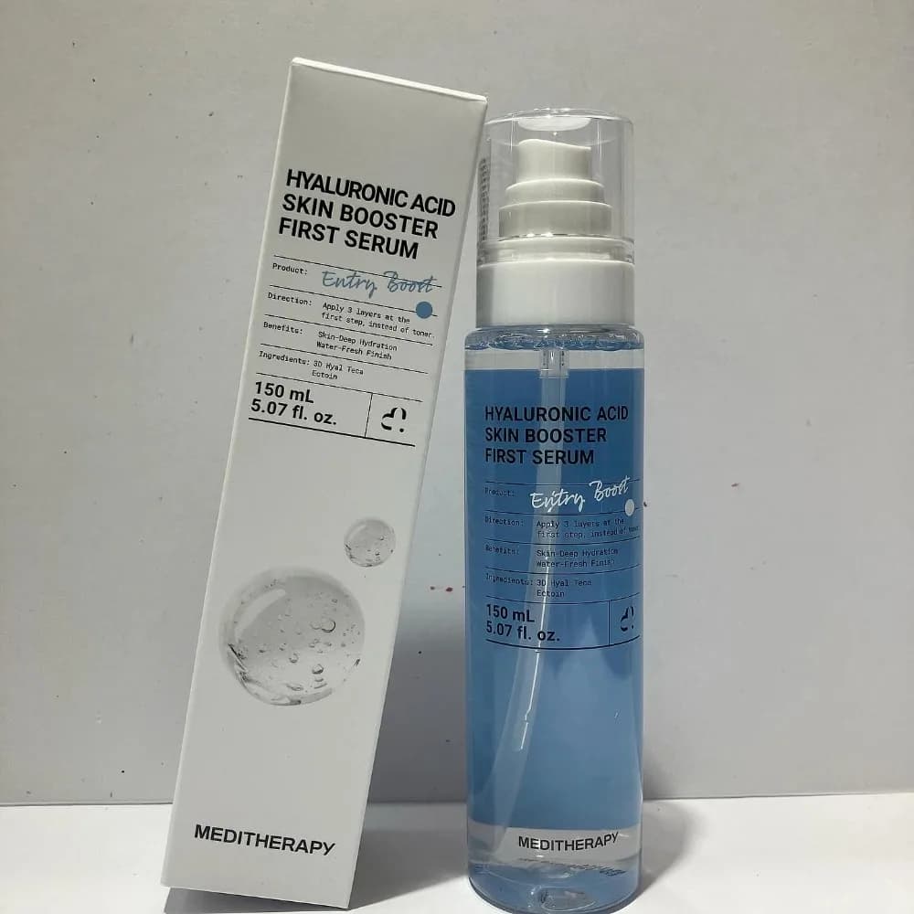 Sérum Booster pour la Peau à l'Acide Hyaluronique 150ml MEDITHERAPY Soin du Visage Éclaircissant Essence Nourrissante Hydratante en Profondeur Originale