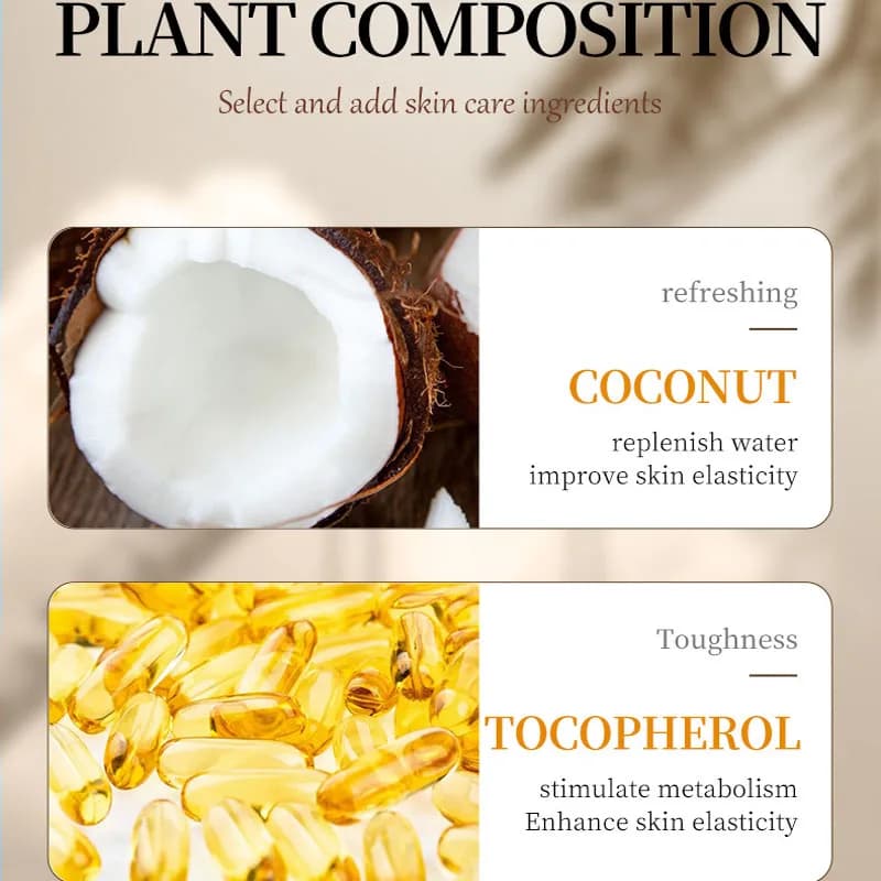 Crème pour les mains au noix de coco, 60g, Anti-séchage, fissures, nourrissante, hydratante, raffermissante, soins pour la peau des mains pour femmes