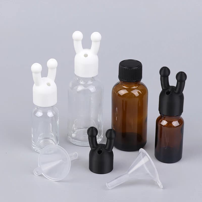 Bouchon d'inhalateur d'huile essentielle et d'arôme, Mini distributeur d'inhalateur de parfum d'huile essentielle, bouteille étanche, inhalateur d'huile essentielle 10/30ML