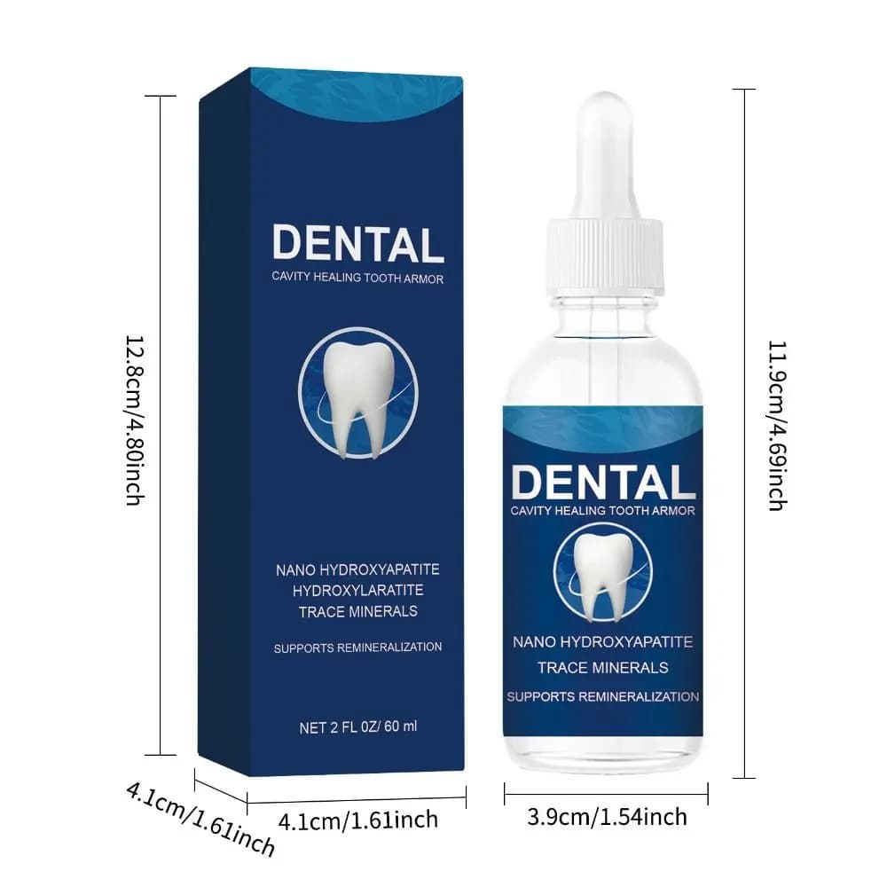 60ml aide à garder la gomme saine cavité guérison armure dentaire renforcer cliniquement l'émail dentaire réparation Dentite armure liquide