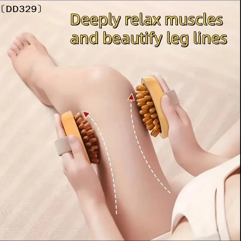 Brosses de massage brunes pour le corps
