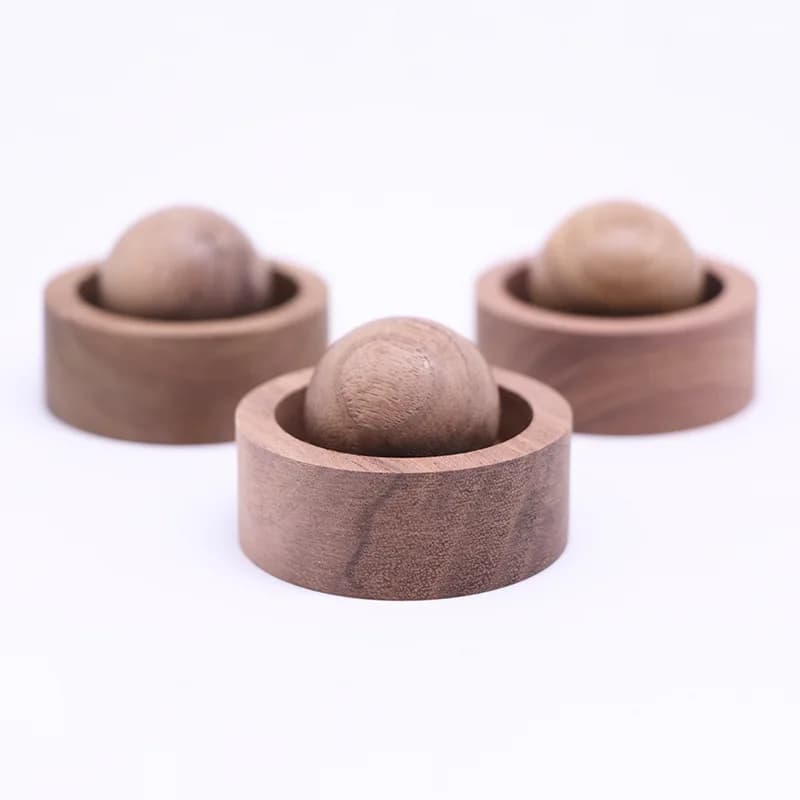 Boule de bois diffuseur d'huile essentielle parfum