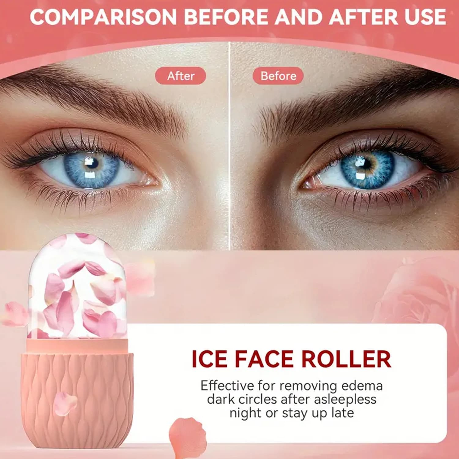 Rouleau à glace pour le visage et les yeux