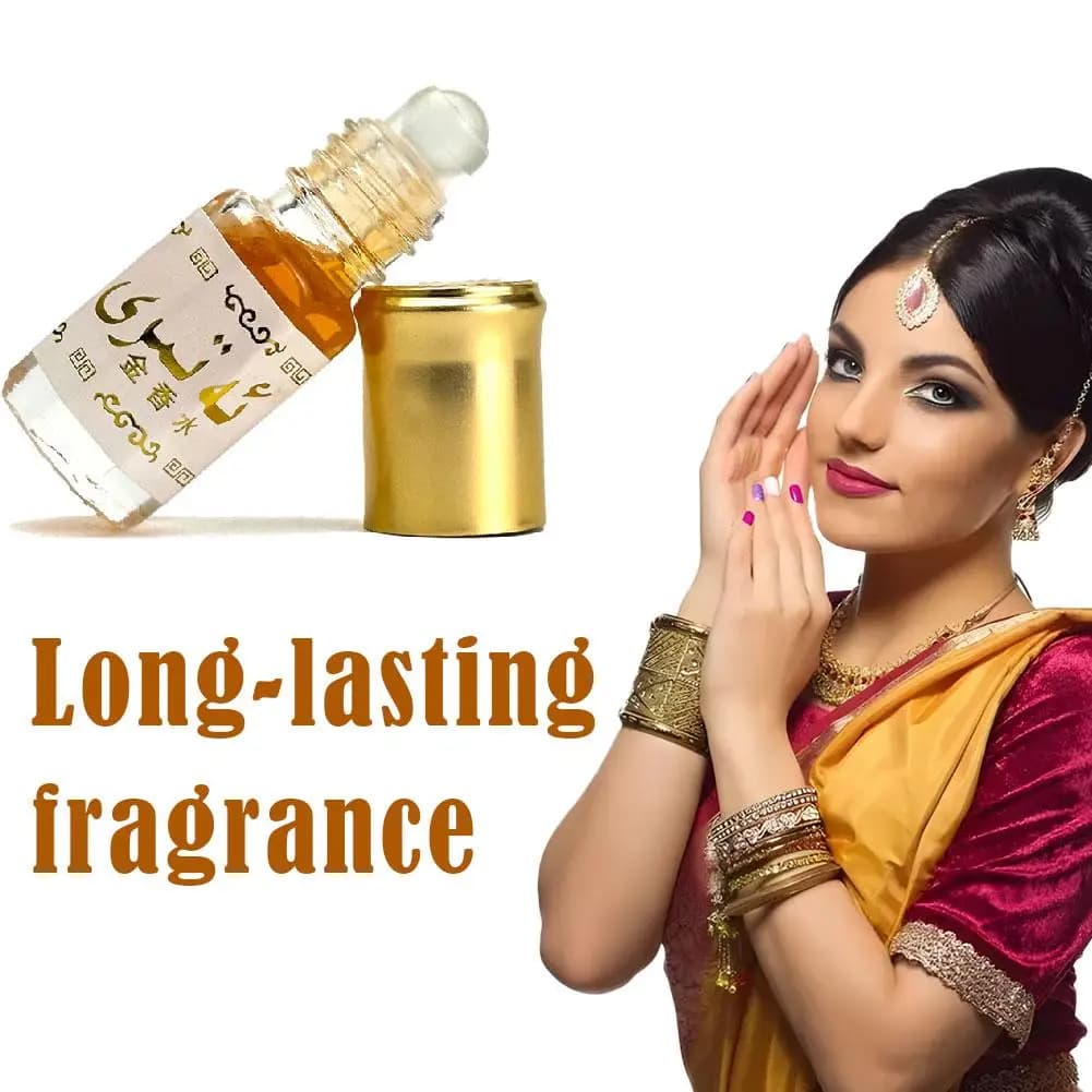 Huile de parfum roll-on 3 ml, parfum de Dubaï du Moyen-Orient, parfum au charme unique, huile essentielle désodorisante longue durée pour hommes
