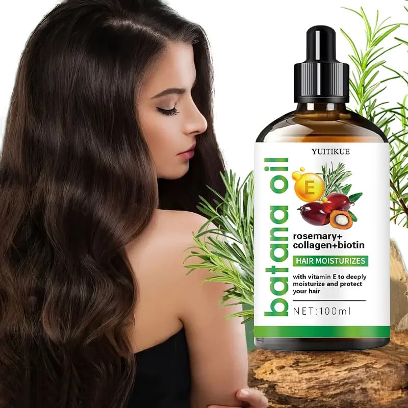 Huile essentielle pour cheveux YUITIKUE Batana | Avec romarin