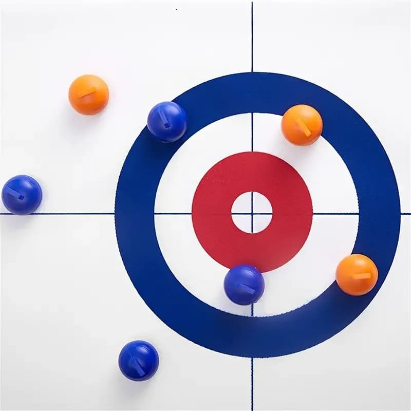 Le jeu de curling de table convient aux adolescents ou aux adultes