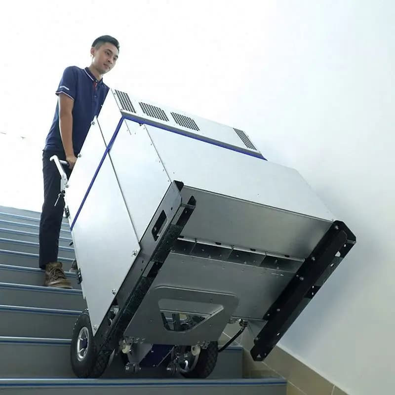 Chariot motorisé à 2 roues pour escaliers