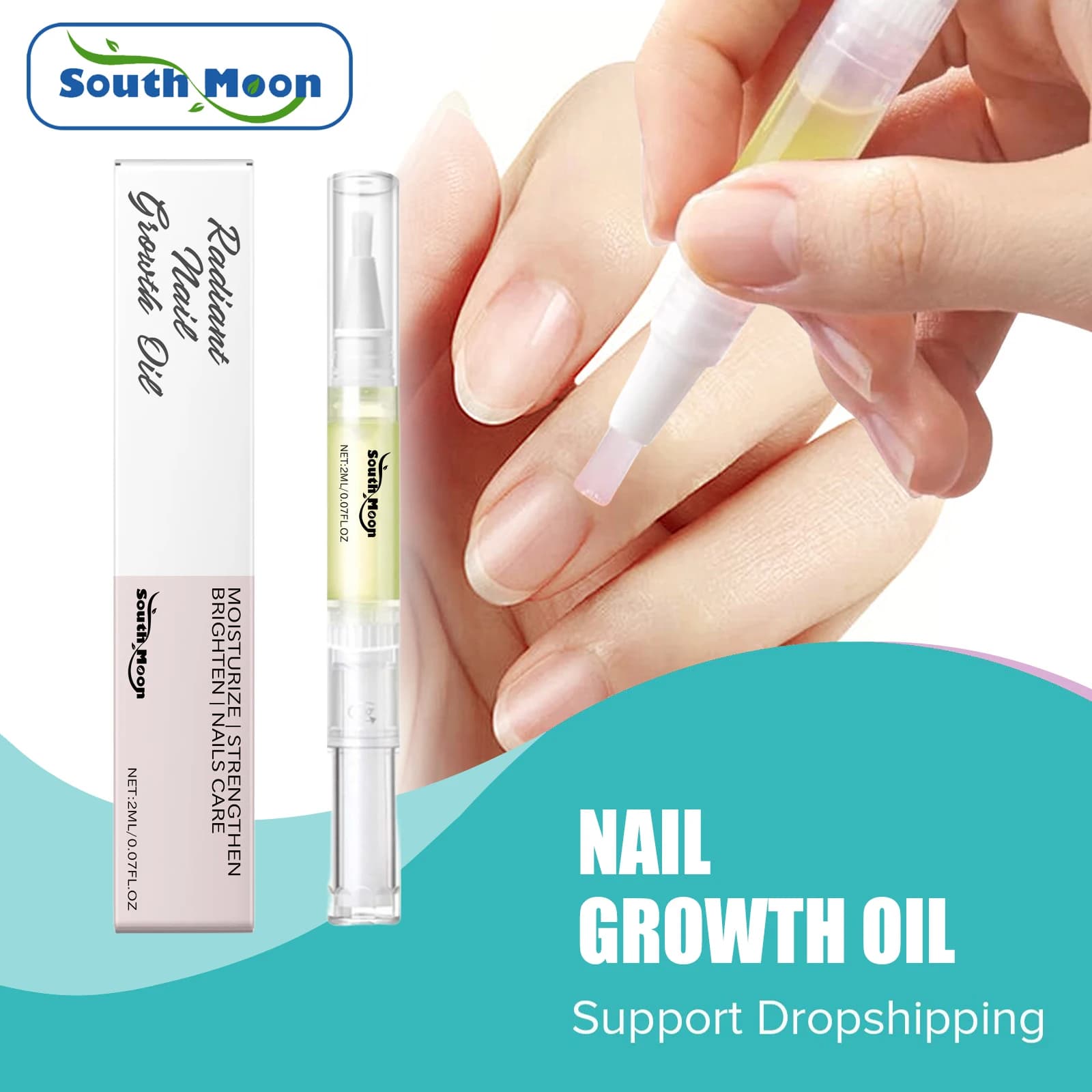 Huile de croissance des ongles, revitalisant pour cuticules, force, réparation des dommages, prévention des ongles, nutrition en profondeur, stylo à huile adoucissant pour ongles