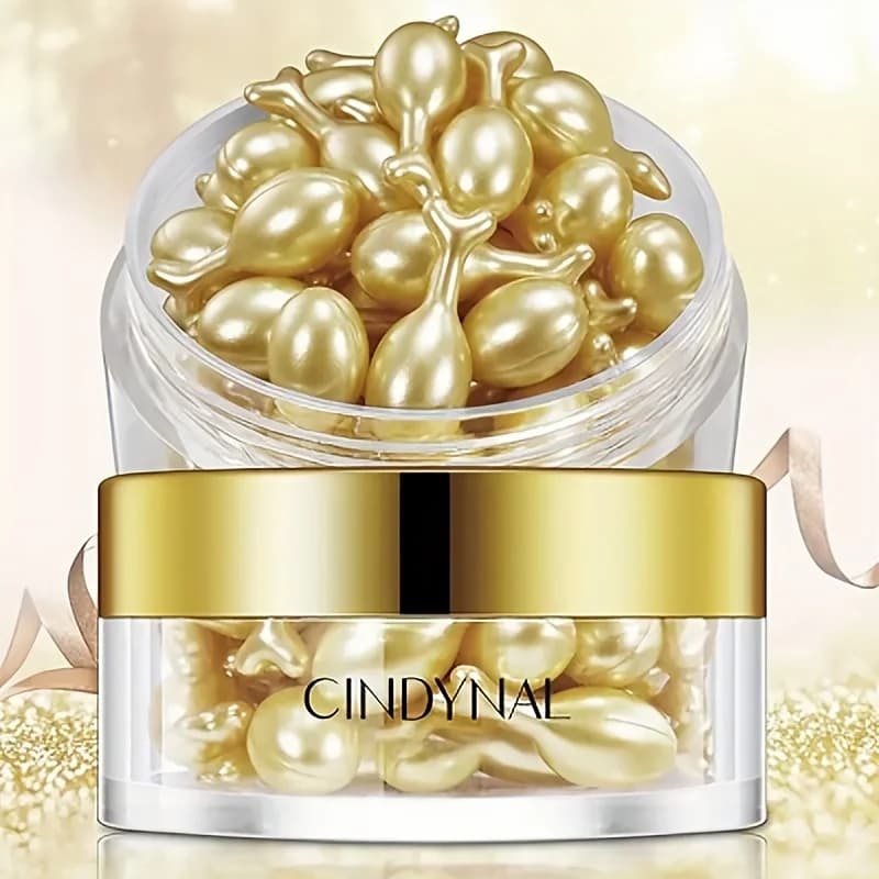 30 capsules d'essence d'acide hyaluronique — Nourrit et hydrate en profondeur, rajeunit la peau jeune, convient au visage et au cou pour retenir l'humidité — Facile à transporter, à utiliser à tout mo