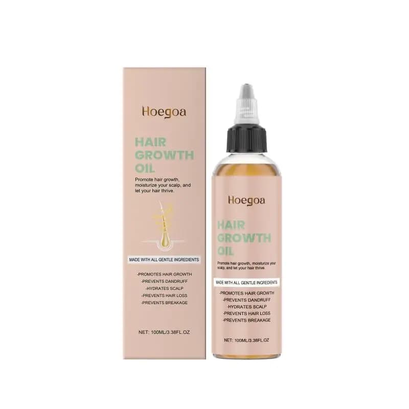 Huile capillaire Hoegoa, soin doux pour nourrir le cuir chevelu, hydrater, réparer les cheveux secs, hydrater, lisser, nourrir, soin capillaire quotidien, huile essentielle