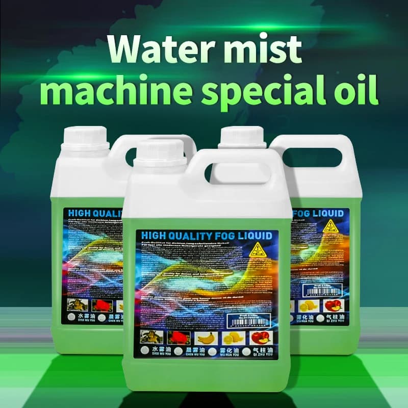 Huile pour brouillard d'eau, liquide/fluide pour brouillard de scène, 2L, à base d'eau, pour machine à brouillard bas, pour effets de scène, haute pureté