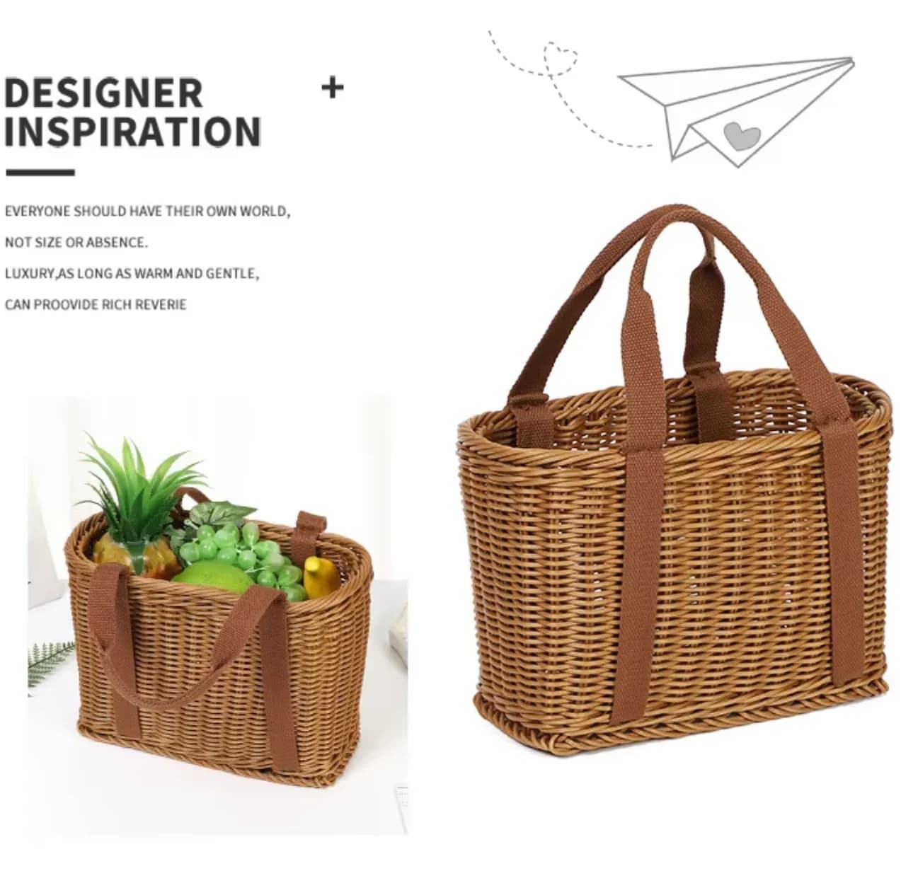 Paniers de rangement pour pique-nique en plein air