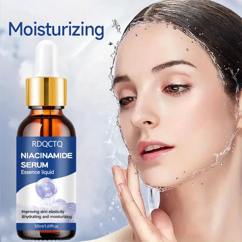 Sérum Niacinamide - Essence hydratante pour le visage pour l'élasticité de la peau, l'hydratation et l'alimentation en profondeur