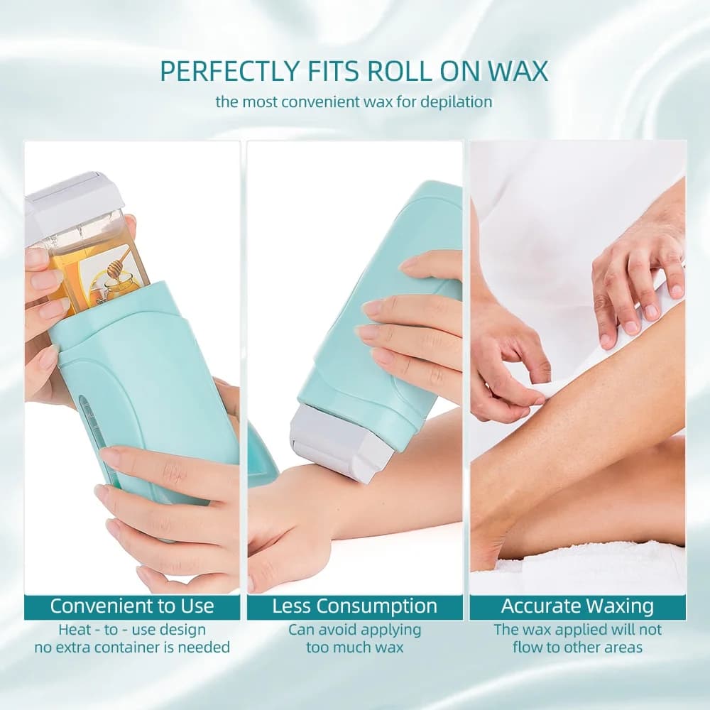 Cartouche d'épilateur électrique Roll-On, chauffage d'avertissement pour les touristes, chauffe-paraffine, chauffe-épilation, utilisation pour les jambes, les bras et le corps