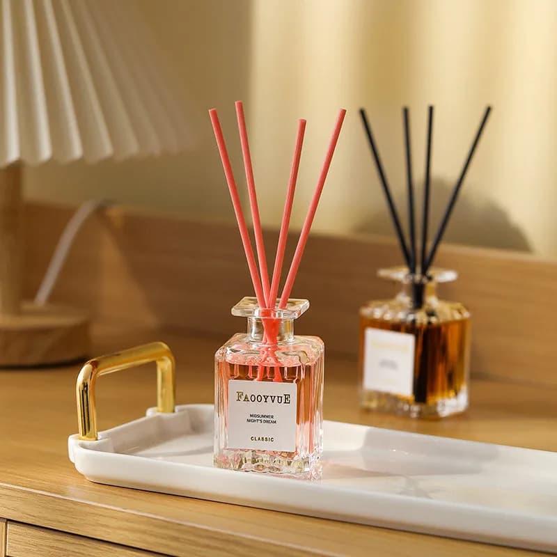 Huile essentielle d'aromathérapie 50ml, parfum sans flamme pour chambre à coucher, désodorisant pour voiture, outil d'élimination des odeurs longue durée