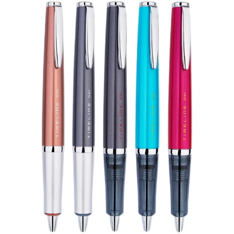 Pilot Timeline stylo à bille de luxe MBS noir bleu rouge plume 0.5mm stylo à bille roulante école étudiant Gel stylo calligraphie stylos cadeau