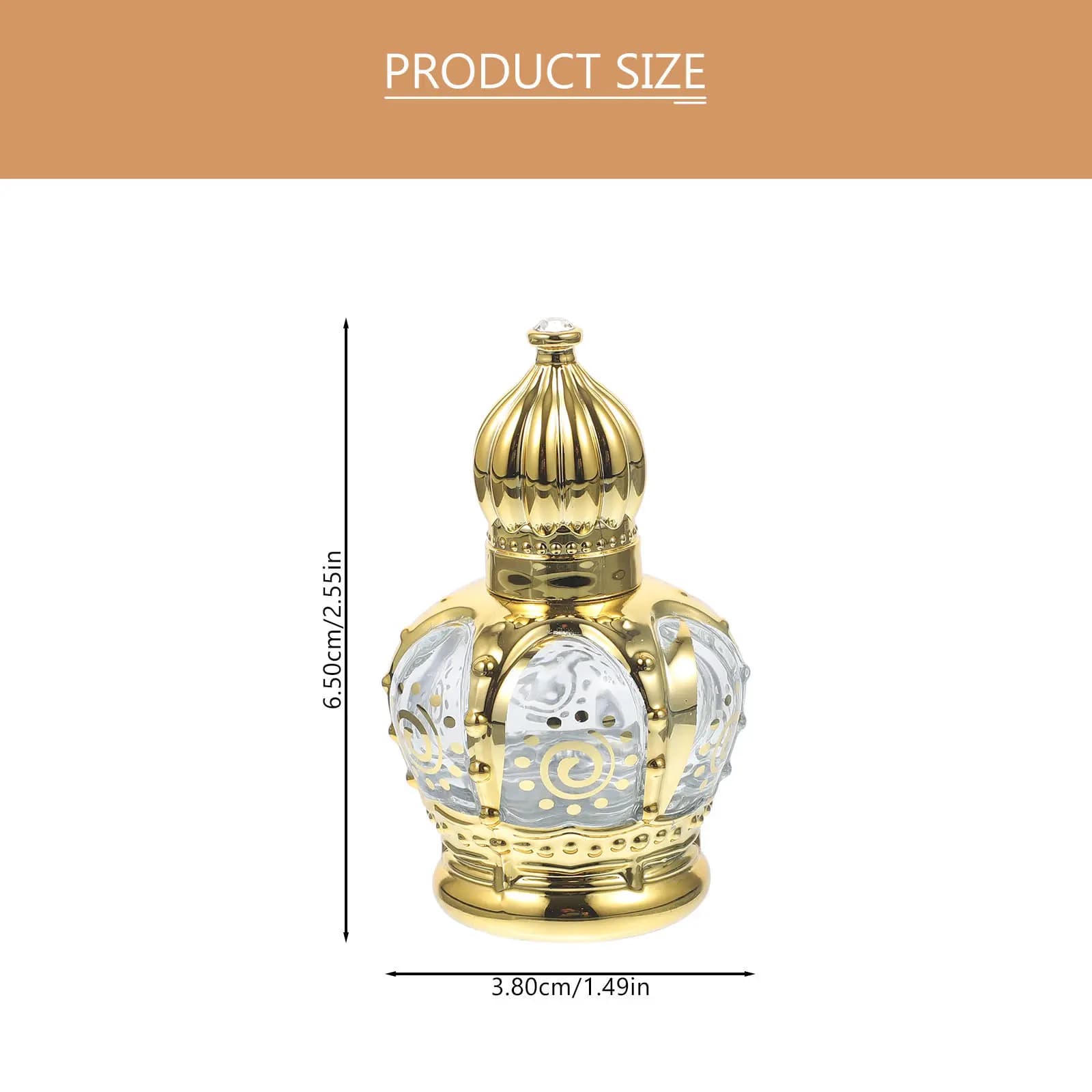 Lot de 2 flacons roll-on de 15 ml, vides, en verre premium, étanches, idéaux pour les huiles essentielles, les parfums et les massages, pratiques pour les voyages