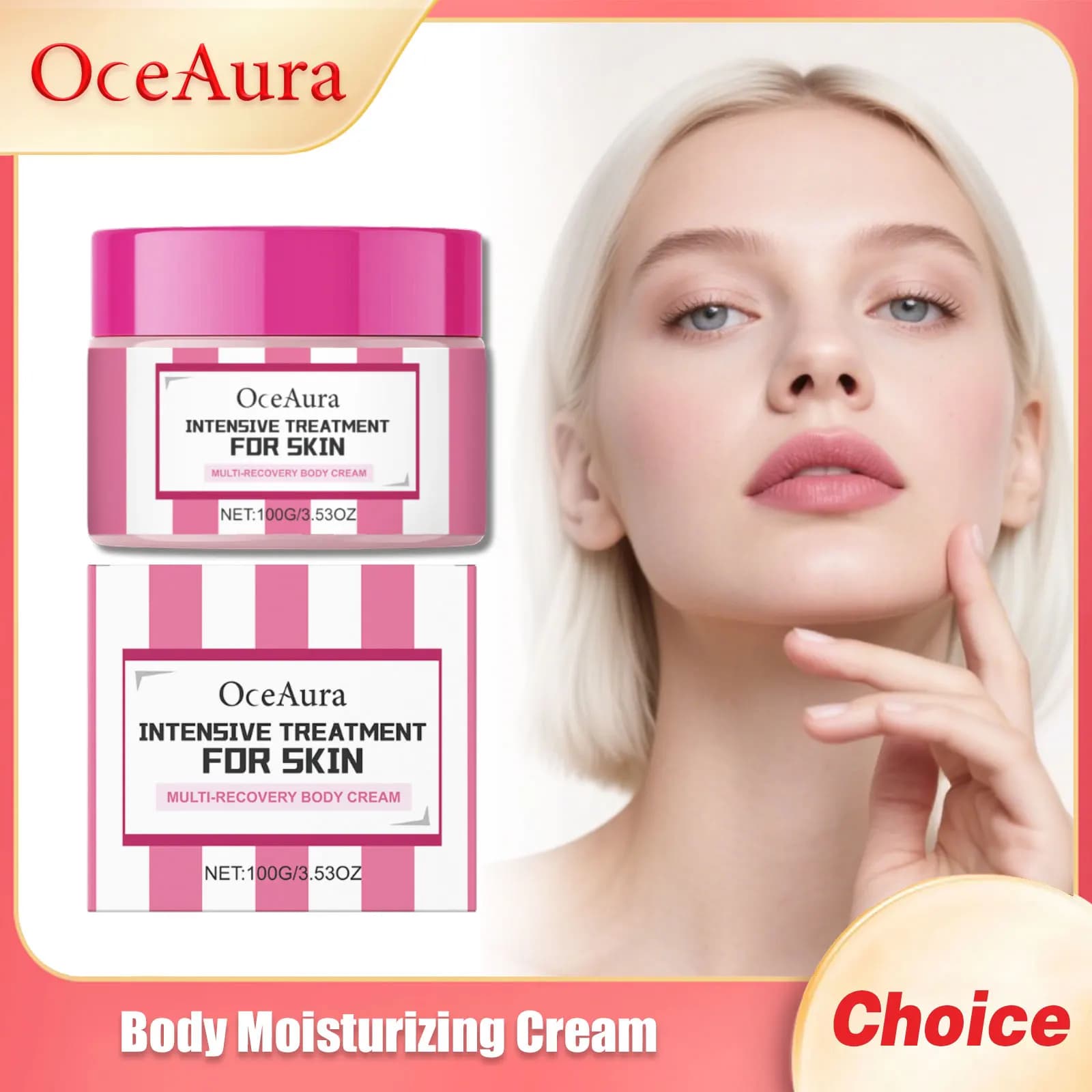 OCEAURA crème hydratante pour le corps réparer les dommages peau ferme parfum durable Non gras rafraîchir améliorer l'élasticité crème de Massage pour le corps