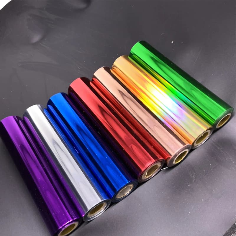 Rouleaux de papier d'estampage à chaud or argent, 80 m/rouleau, pour plastifieuse, transfert de chaleur sur imprimante Laser, bricolage, carte artisanale