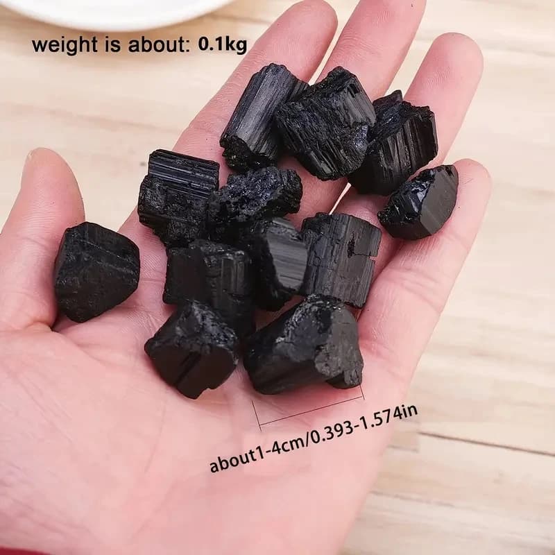 Citronapimen-Tourmaline Noire Naturelle