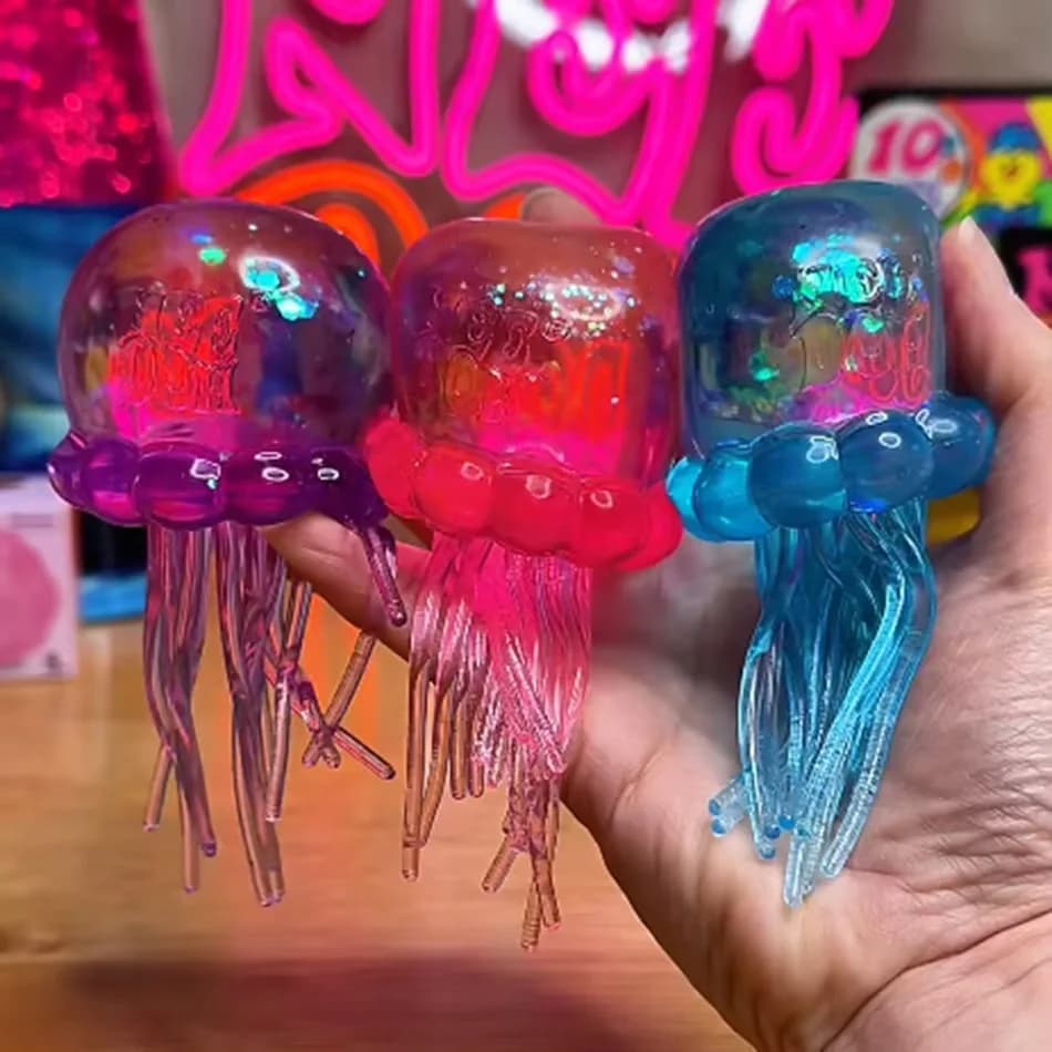 En stock Méduse Squishy à modeler musicale