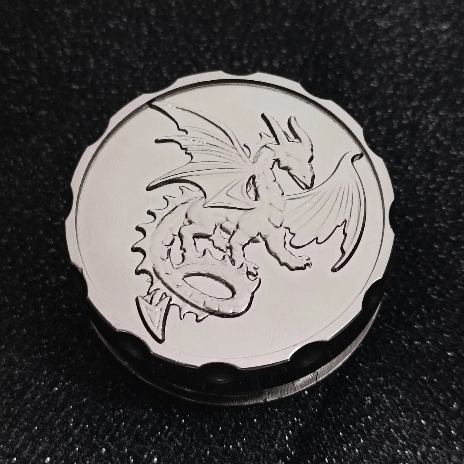 D&D Dés de Roulette gyroscopique du bout des doigts en métal pour donjons et dragons, dés en métal Spinner, dés de Roulette rotatifs pour jeux de Table cadeaux