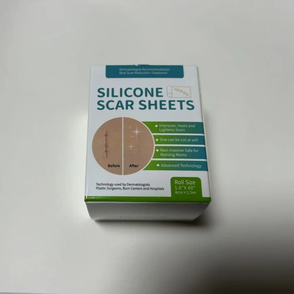 1 rouleau = feuilles de cicatrices en Silicone de 4cm x 1.5m